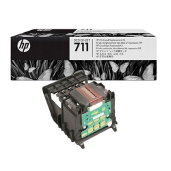 Głowica drukująca HP 711 (C1Q10A) - Oryginalna HP  z tuszami startowymi.  Ploter T120 T520
